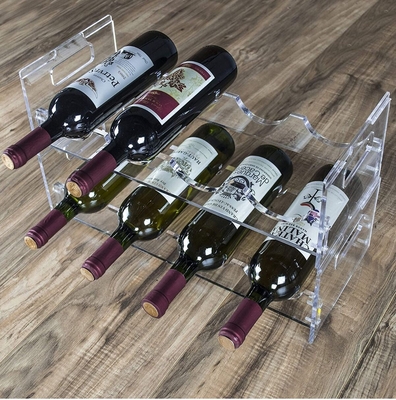 Выставочная витрина вина изготовленного на заказ Countertop LANGYI акриловая для Supermaket
